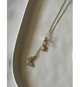 Collar Cascada Mariposa