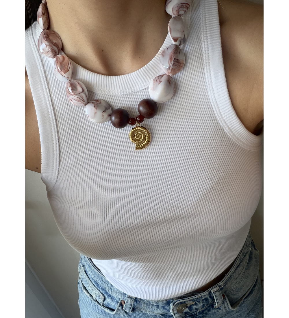 Collar Marmoleado