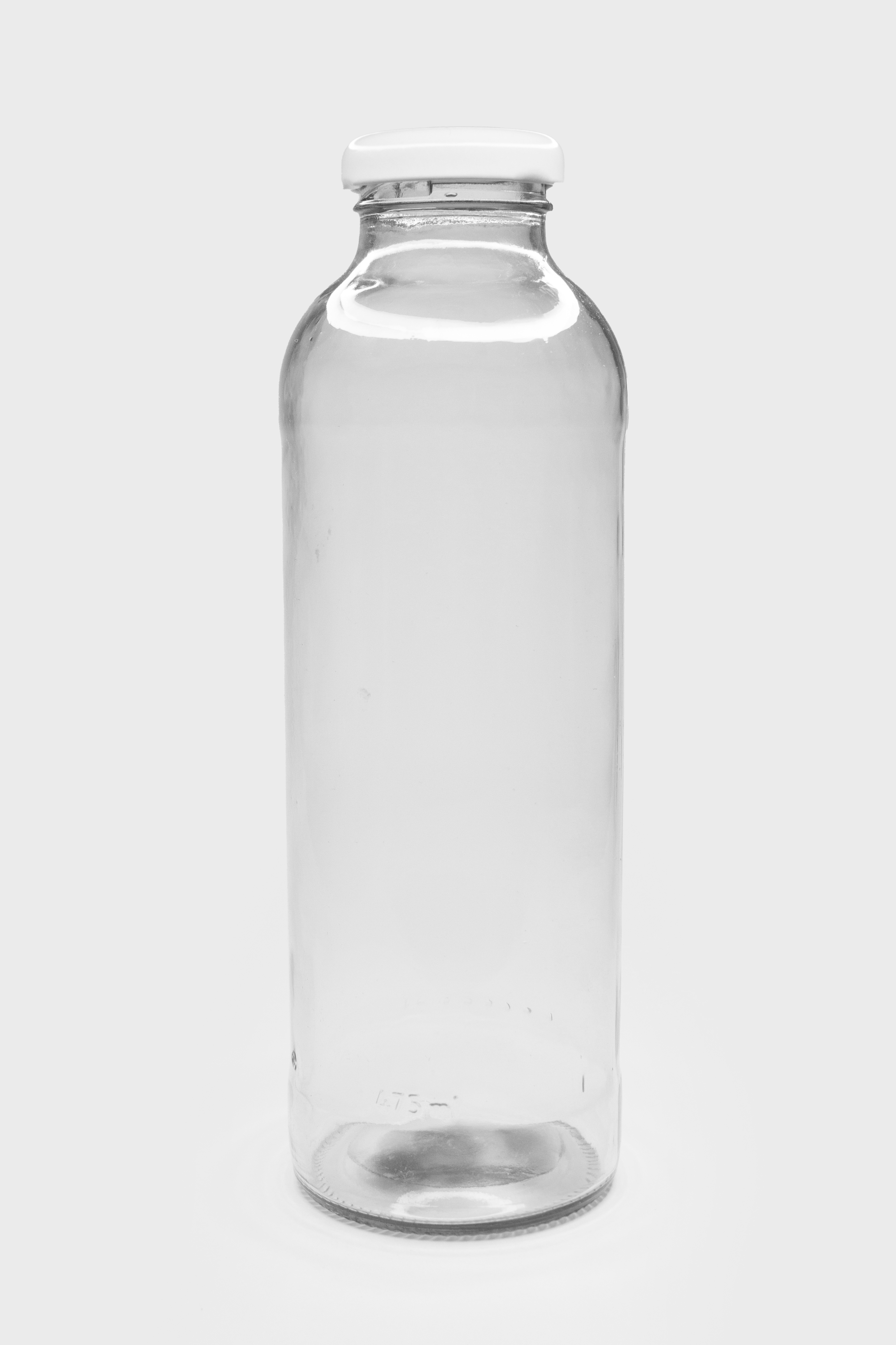 Botella 475 Ml boca ancha vidrio 24 unidades