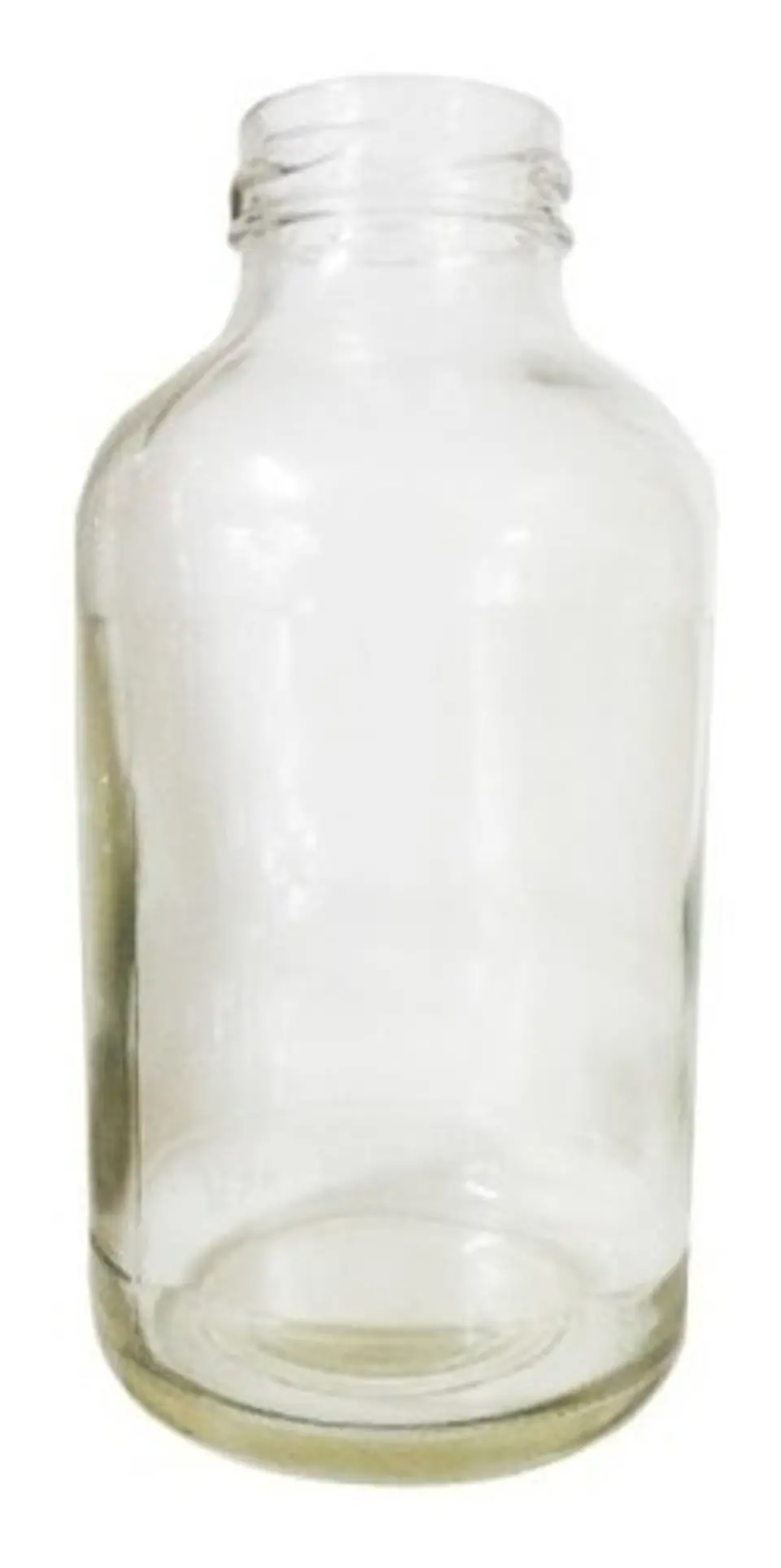 Frasco de vidrio Jugo 350 Ml Con Tapas Incluidas 8