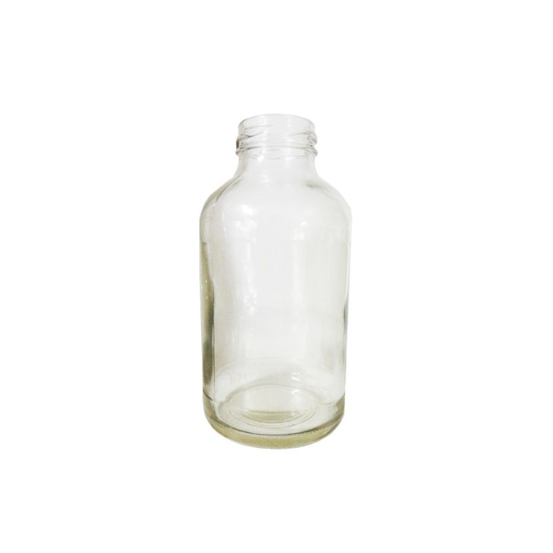 Frasco de vidrio Jugo 350 Ml Con Tapas Incluidas