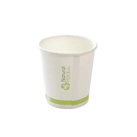 Vaso Compostable una capa 4oz / 125 ML para café o té