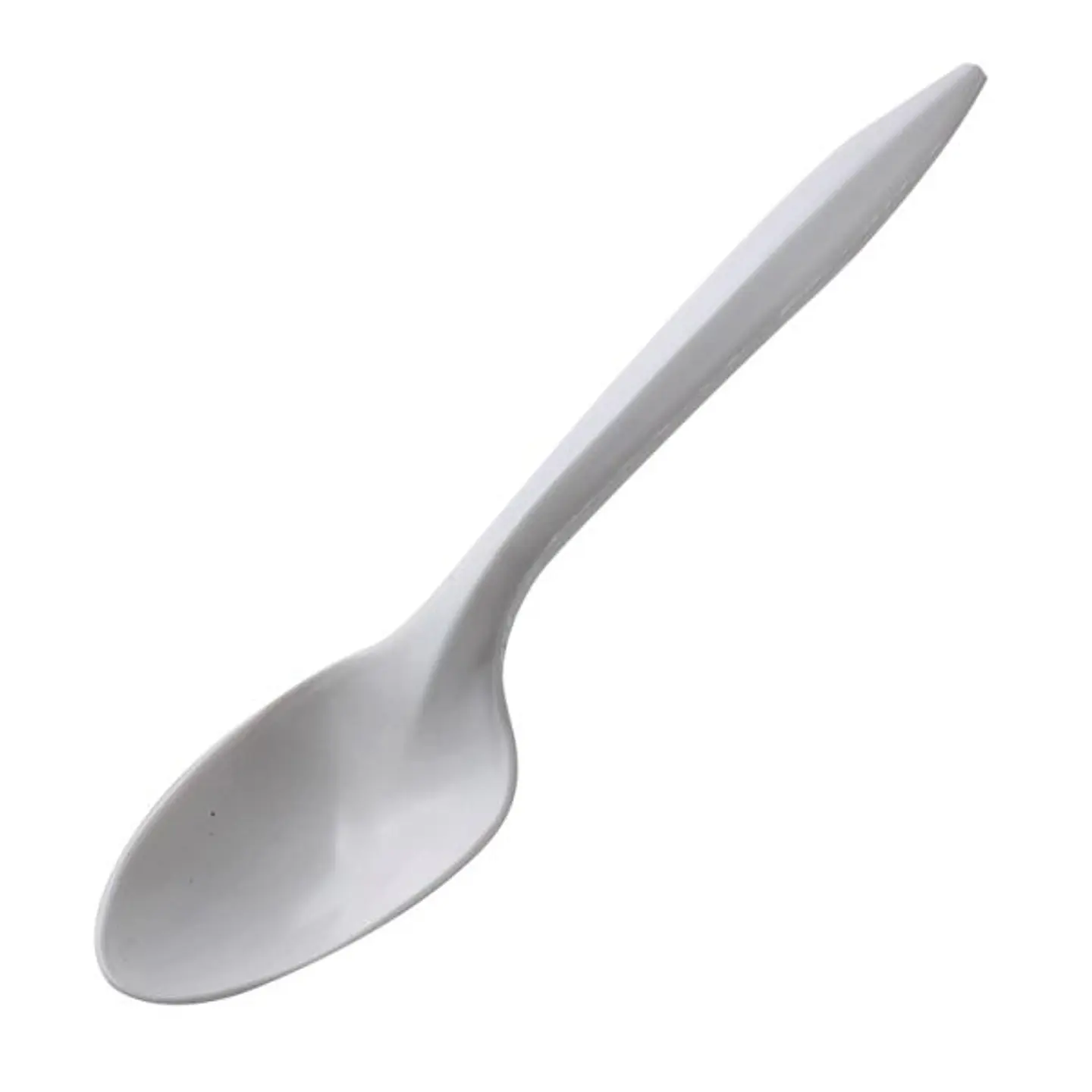 Cuchara plastica economica blanca para fiesta 1