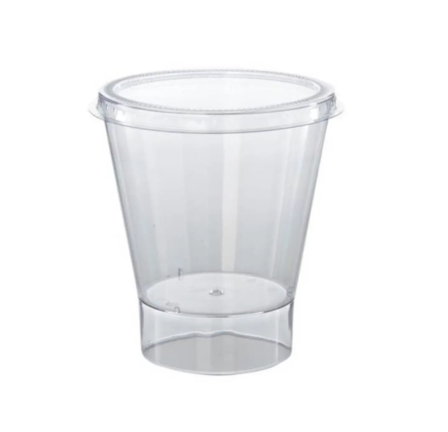 Vaso Pote Redondo repostería 7 OZ 210 ML Con Tapa Pack 50 unid 1