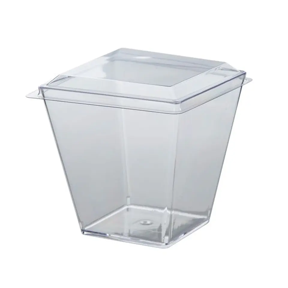 Vaso Pote acrílico repostería 8 OZ - 240 ML  1