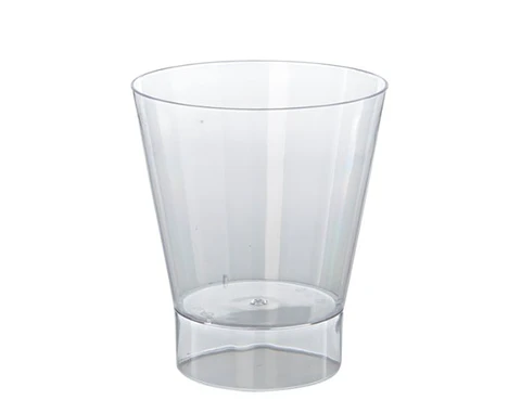 Vaso Pote Redondo repostería Acrílico7 OZ 210 ML Sin Tapa Pack 50 unid