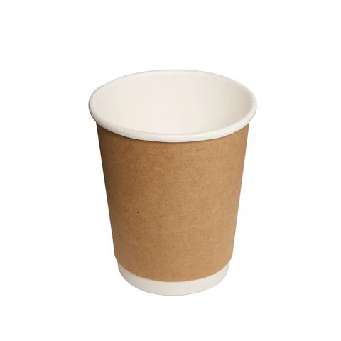 Vaso Doble Capa Kraft 8 Onzas 240 ml para Café o Té