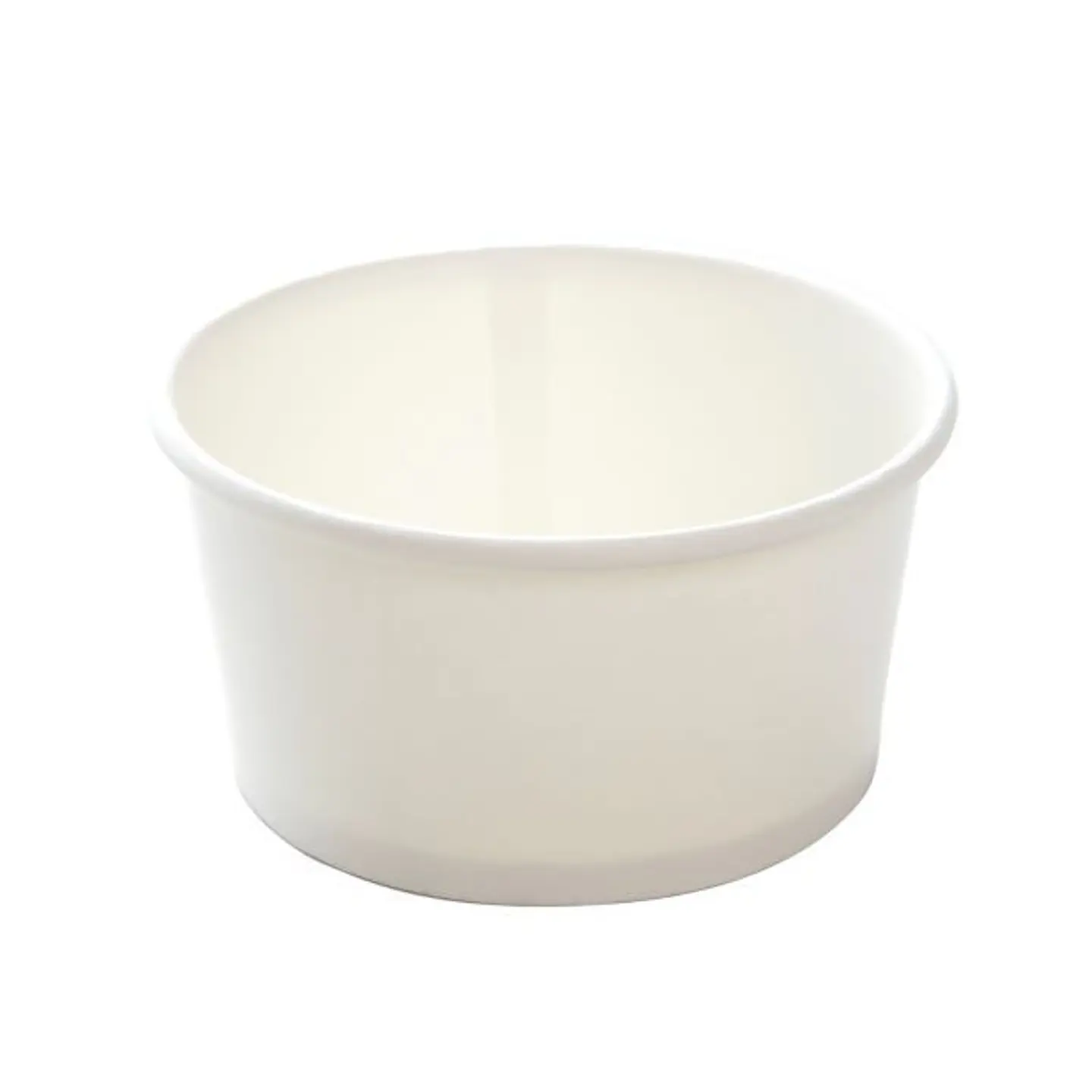 Pote Helado 6 Oz Sin Tapa Polipapel Blanco (500 Unidades) 1