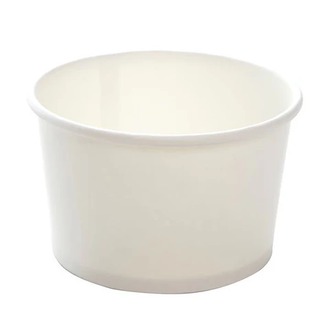 Pote de Polipapel Blanco 8 oz para Helado y Postres