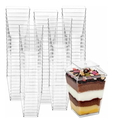 Vaso Pote repostería Acrílico 5 OZ 150 ML 
