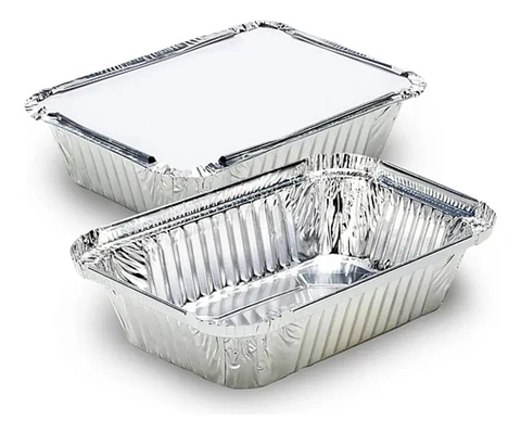 Envase Contenedor Desechable Aluminio C20 C/tapa 