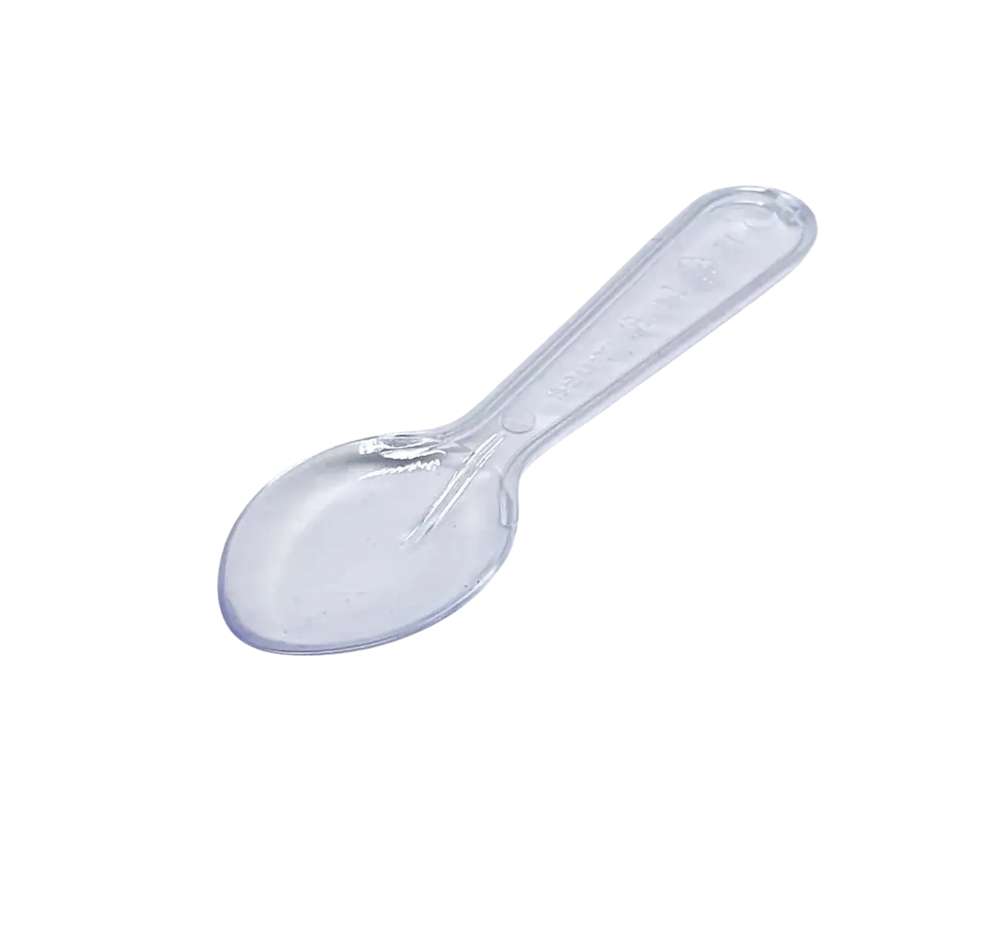 Cucharita Transparente para Helados y Postres  1