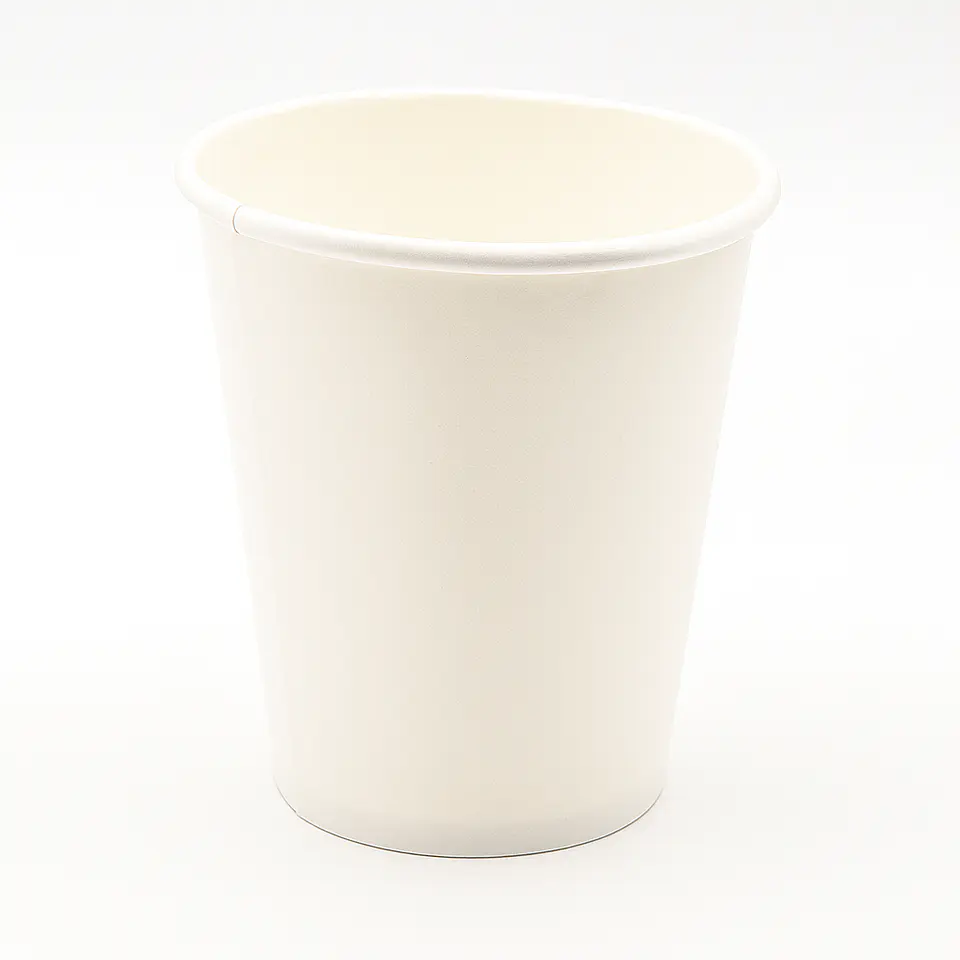 Vaso Blanco 6 oz de Polipapel – Ideal para Espresso, Té y Porciones Pequeñas 1