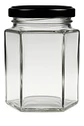 Frasco Conservero Hexagonal 195cc con Tapas Incluidas - Miniatura 3
