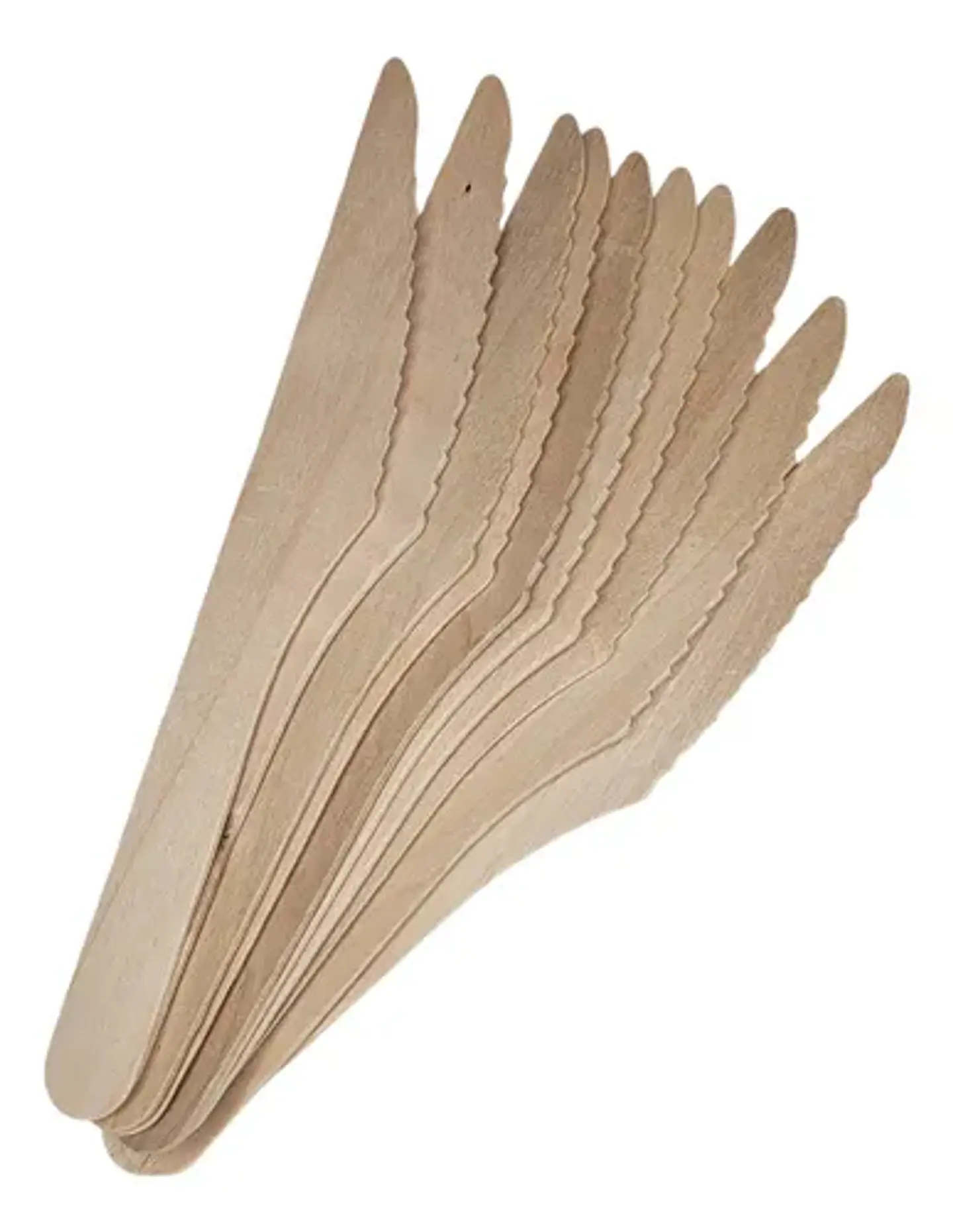 Cuchillos Desechables Madera Ecológicos Bambu 1