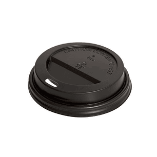 Tapa Negra Para Vaso Polipapel 