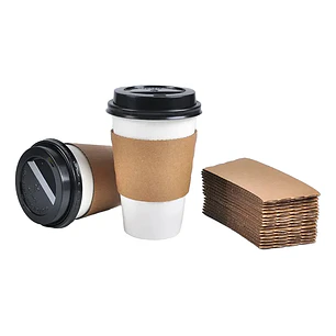 Manga Para Vaso De Café Cubrevasos Kraft
