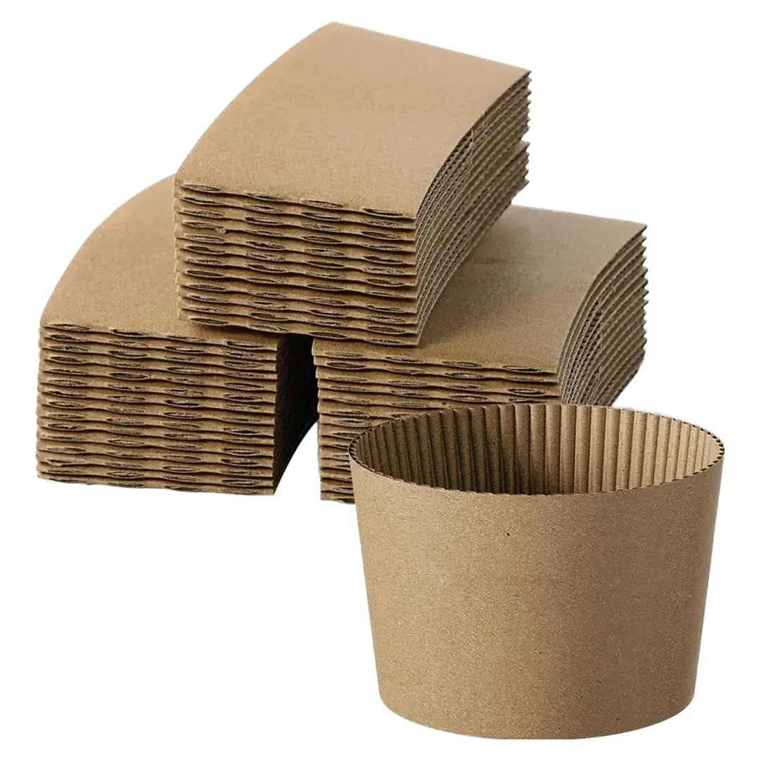 Manga Para Vaso De Café Cubrevasos Kraft 2