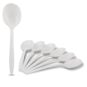 Cuchara plastica grande para sopa