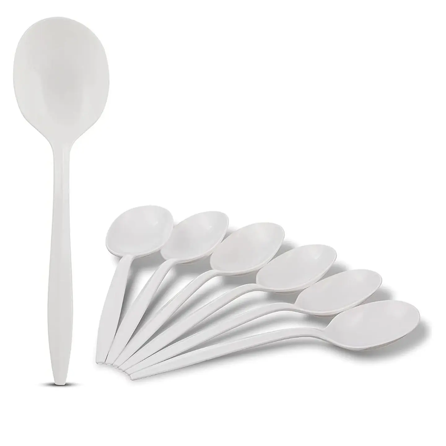Cuchara plastica grande para sopa 1