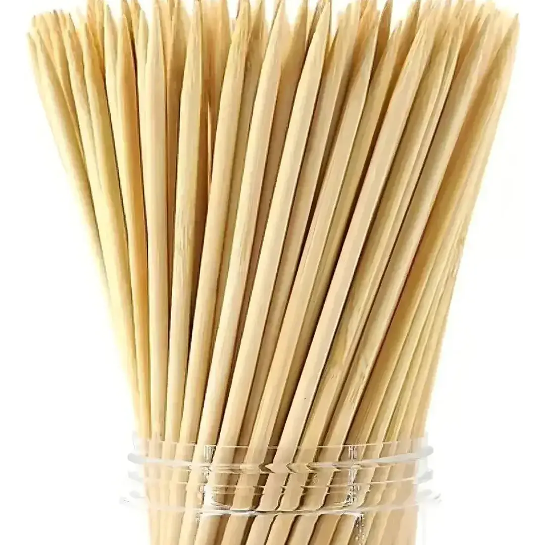 Brochetas Anticucho Palos Pincho Bamboo 250×2,5mm  1