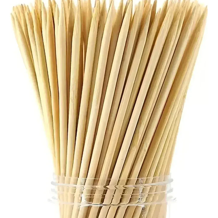 Brochetas Anticucho Palos Pincho Bamboo 250×2,5mm  1