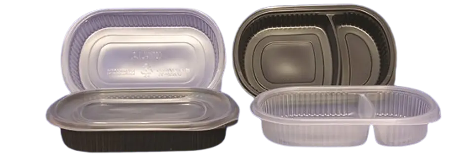 Plato Negro Ovalado Con Tapa 3
