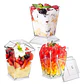 Vasos Shot Acrilico Postre Pocillo Plastico Cuadrado 110ml - Miniatura 2