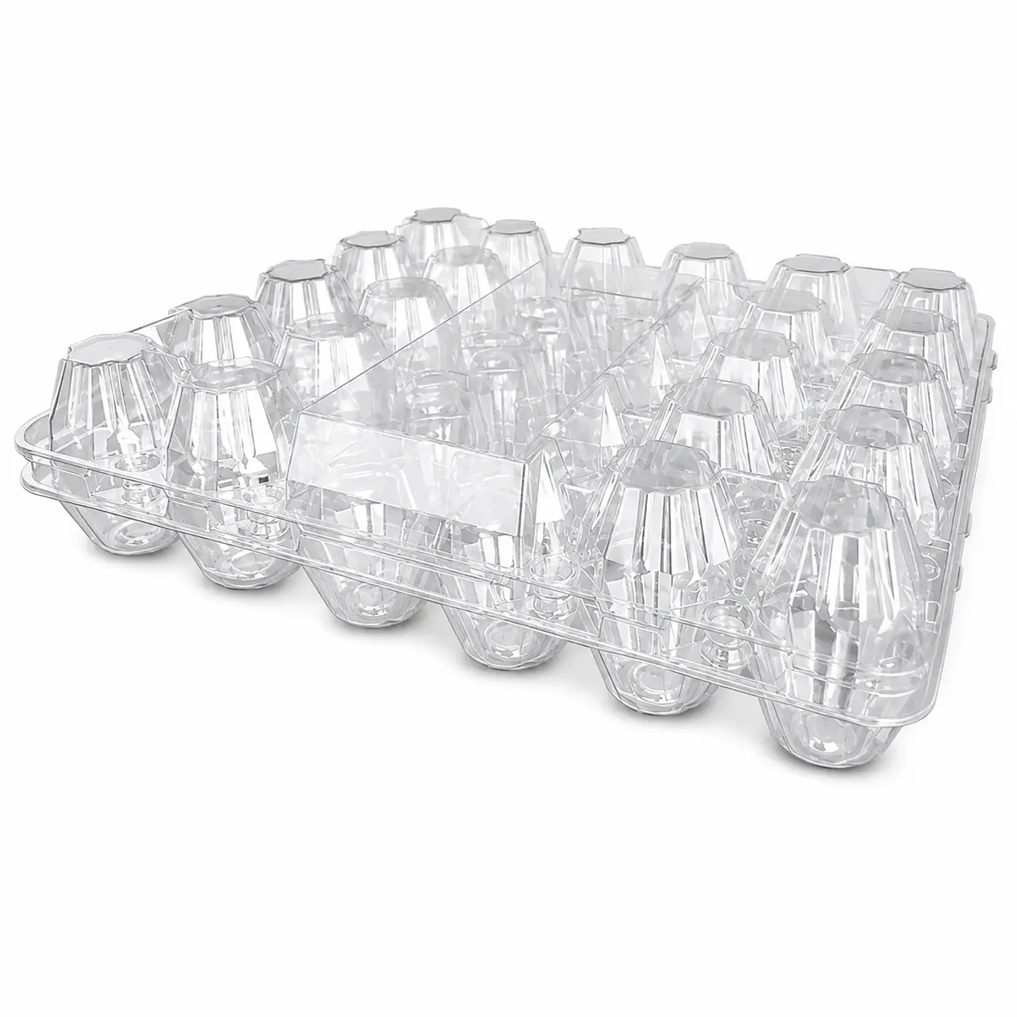 Estuche para Huevos 30 Unidades Transparente | Envase PET para Huevos | 1