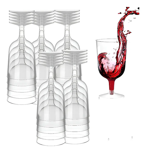 Copa para Vino Acrílica 6 oz (177 ml) Transparente