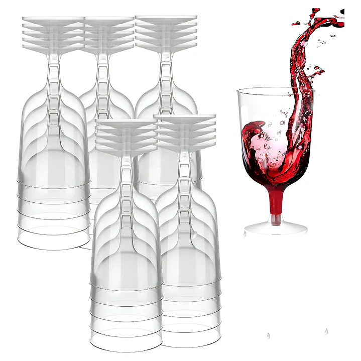 Copa De Plastico Para Vino 6oz/177ml 1