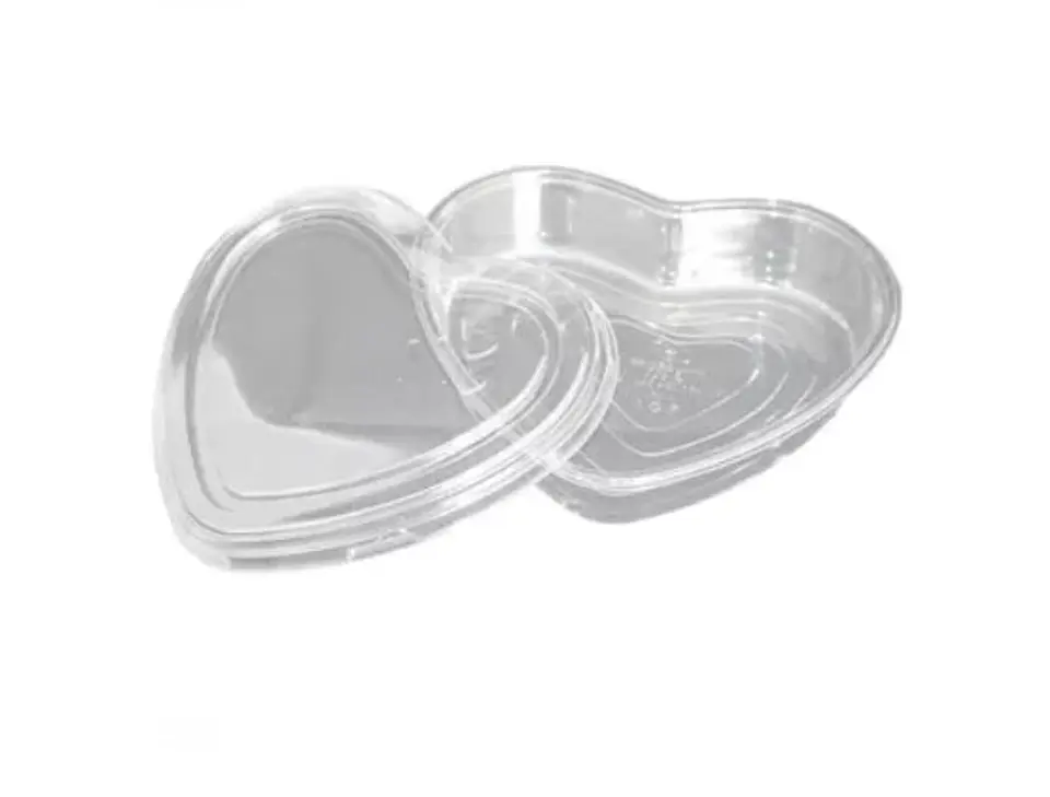 Envase Transparente Dulce Corazón para Chocolates 2