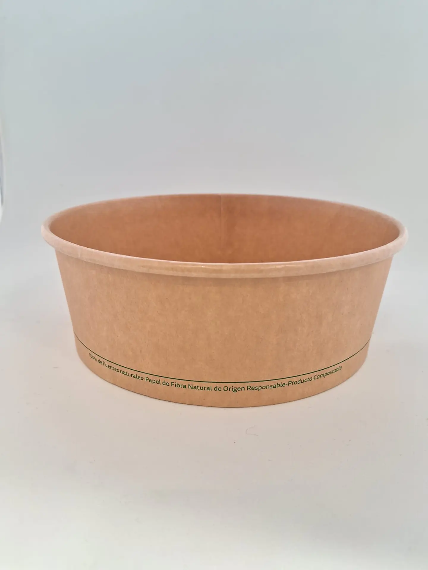 Bowl Papel Kraf Pla 1300 Cc Con Tapa Caja x 300 Unid 1