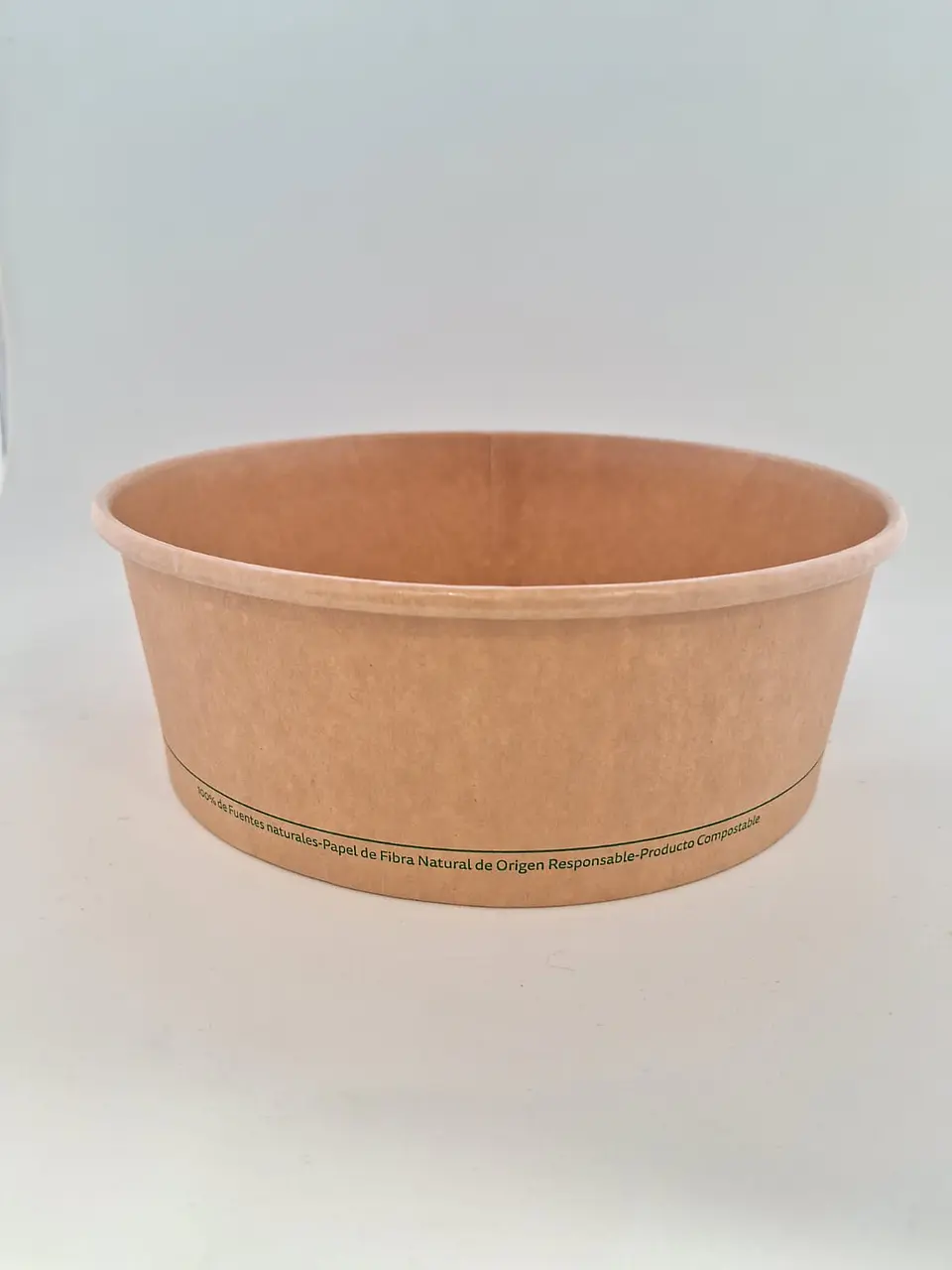 Bowl Papel Kraf Pla 1300 Cc Con Tapa Caja x 300 Unid 1