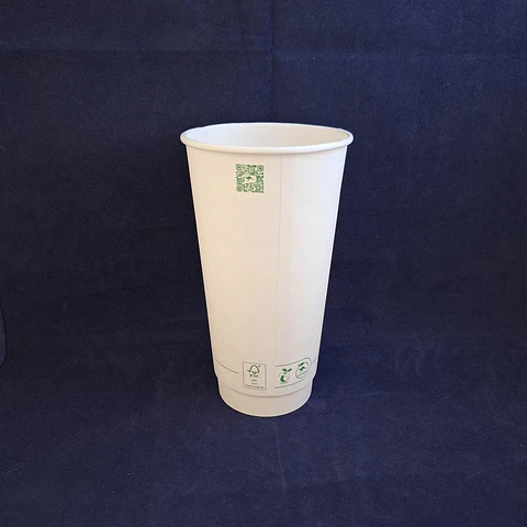Vaso Doble Pared Pla 20 onzas Caja x 500 Unid 