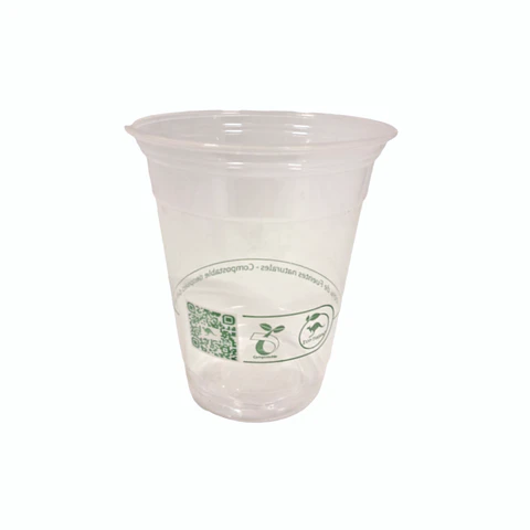 Vaso Pla Compostable 12 oz Caja x 1000 Unid