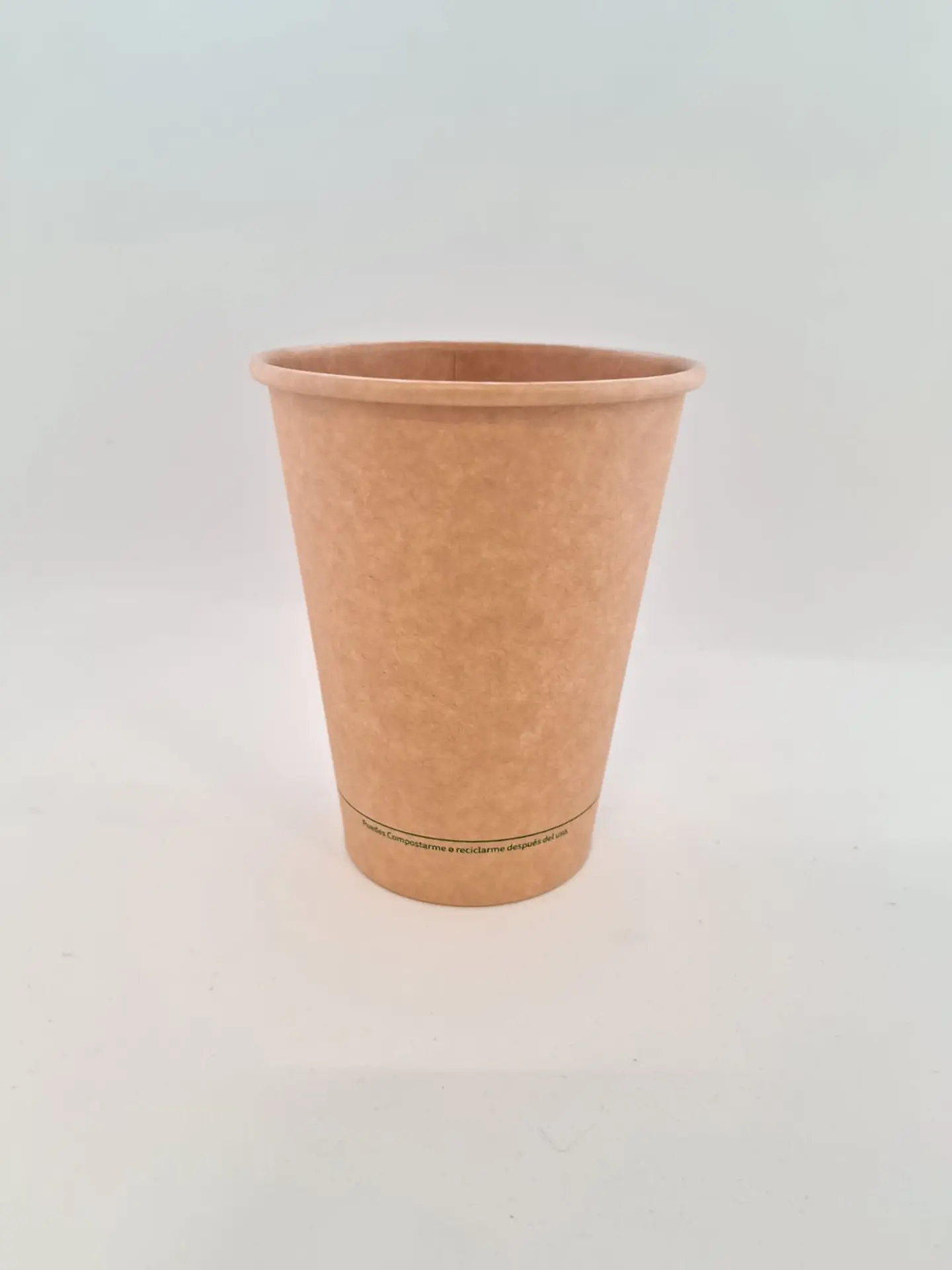 Vaso Kraft Wared Base Compostable 12 onzas Caja x 1000 Unid 1