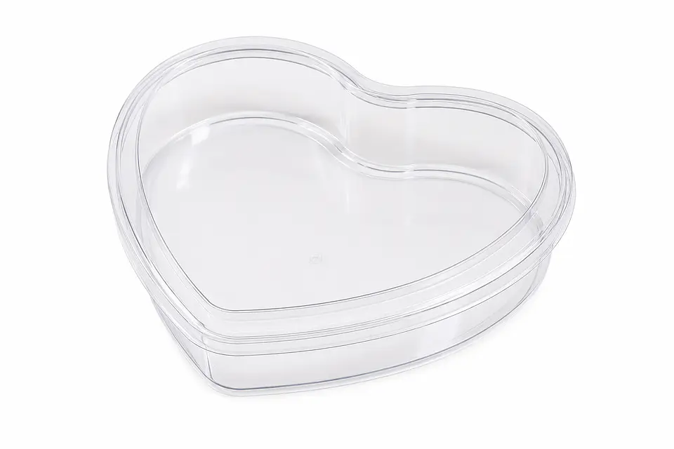 Envase Transparente Dulce Corazón para Chocolates 3