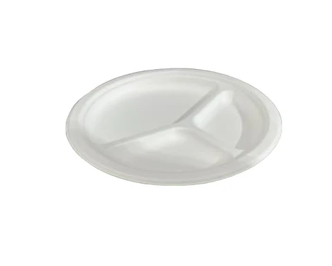 Plato Bagasse Biodegradable 22 cm Compostable Resistente Delivery