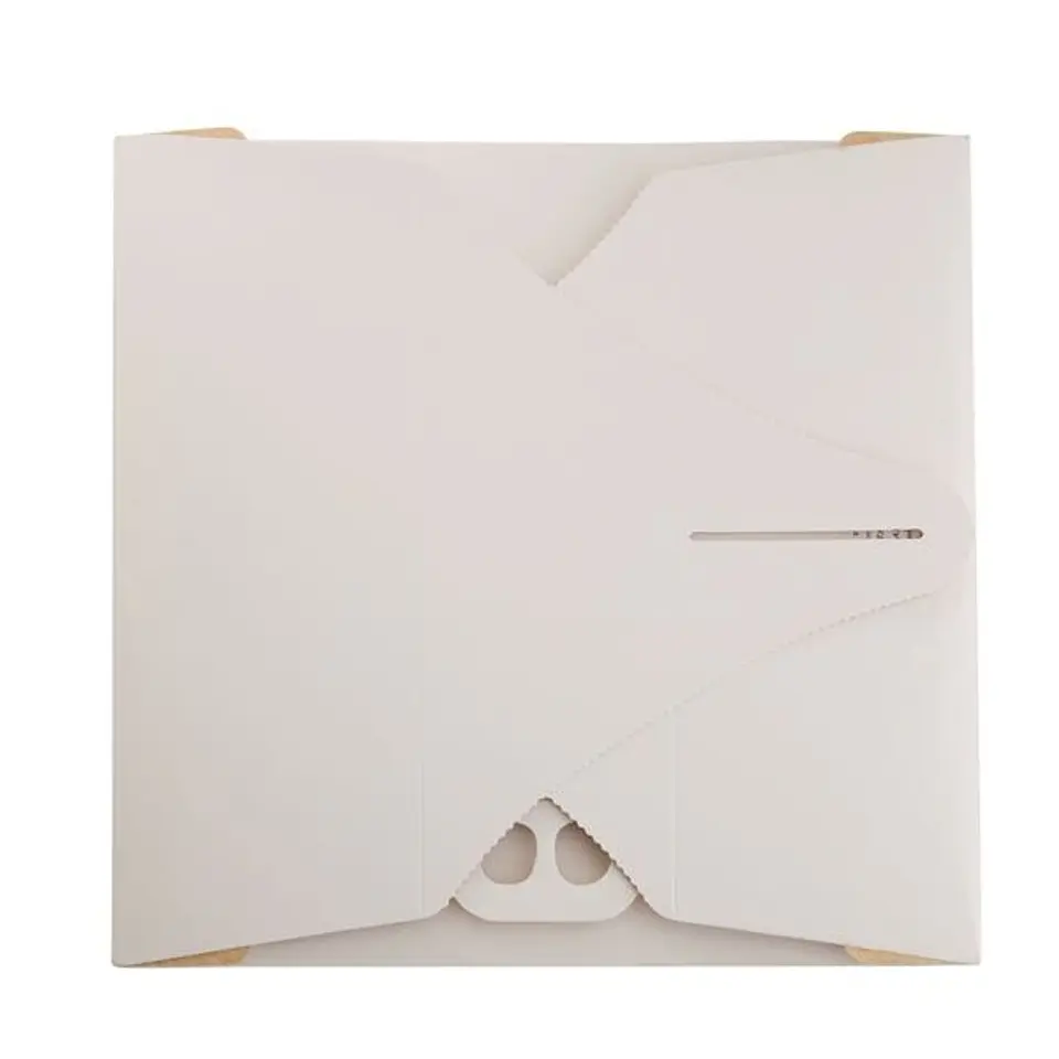 Caja para Torta Blanca con Asa 38 x 38 x 14 cm – Resistente y Fácil de Transportar 2