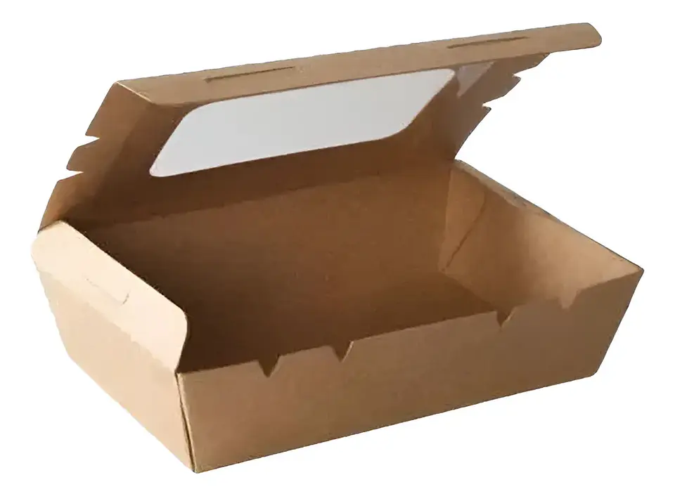 Caja Kraft Con Ventana 700ml 1