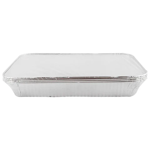 Bandeja de Aluminio Grande 2000 Ml Con Tapa Aluminio