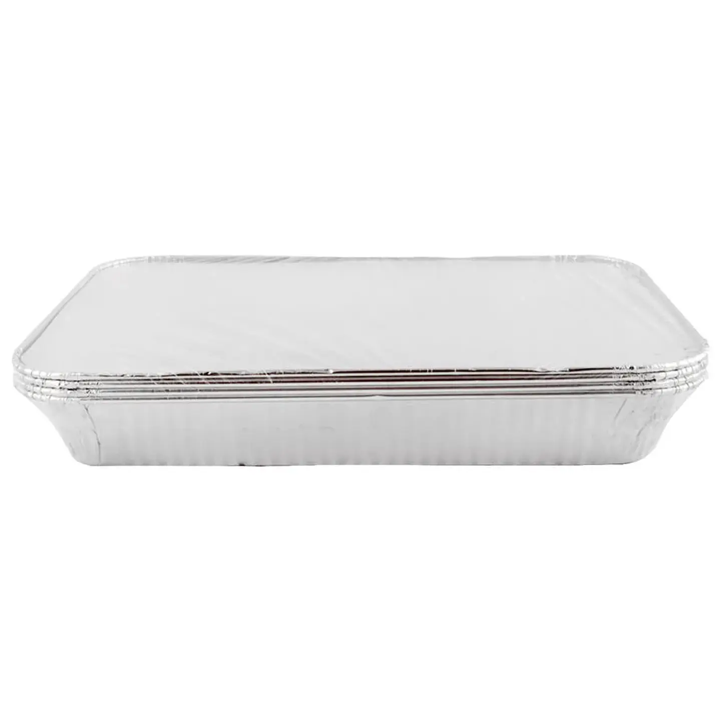 Bandeja de Aluminio Grande 2000 Ml Con Tapa Aluminio 1