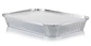 Bandeja de Aluminio Grande 2000 Ml Con Tapa Aluminio - Miniatura 2