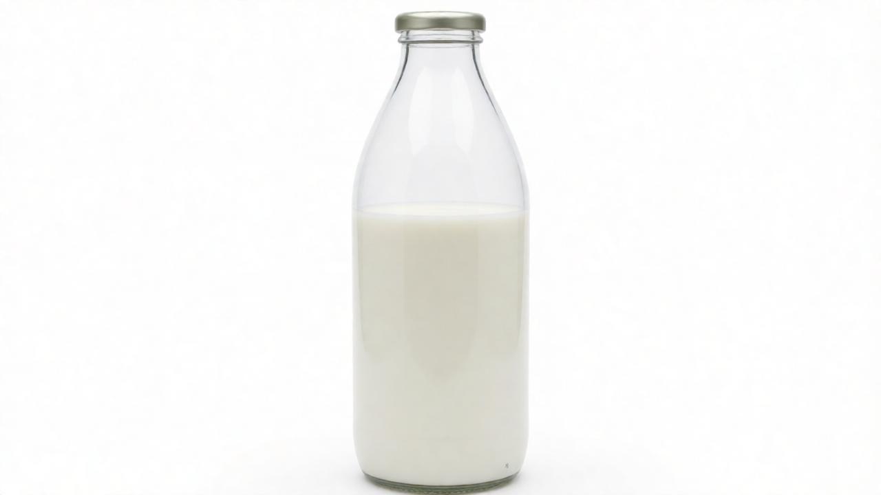 Botella Lechera 1000ml 1 litro con Tapas Incluidas