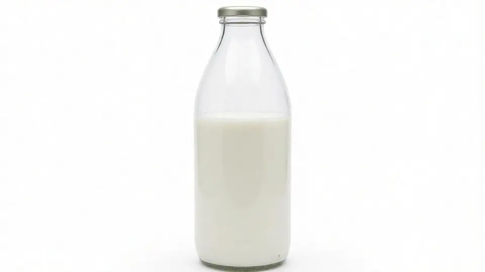 Botella Lechera 1000ml 1 litro con Tapas Incluidas 1