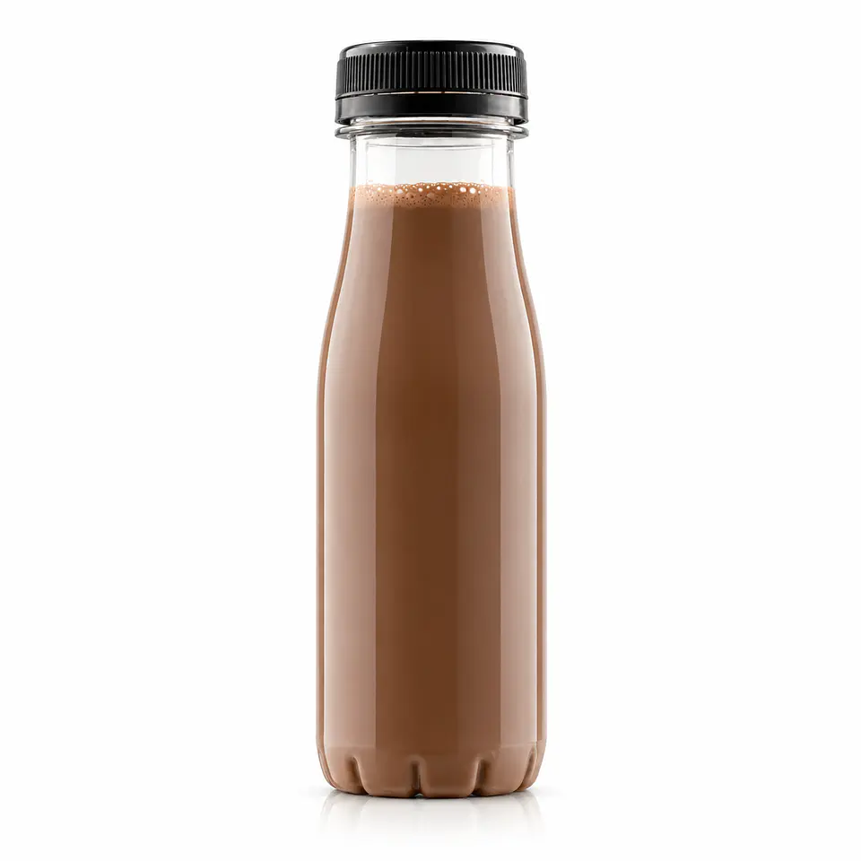 Botella PET 200 ml con Tapa Negra 1