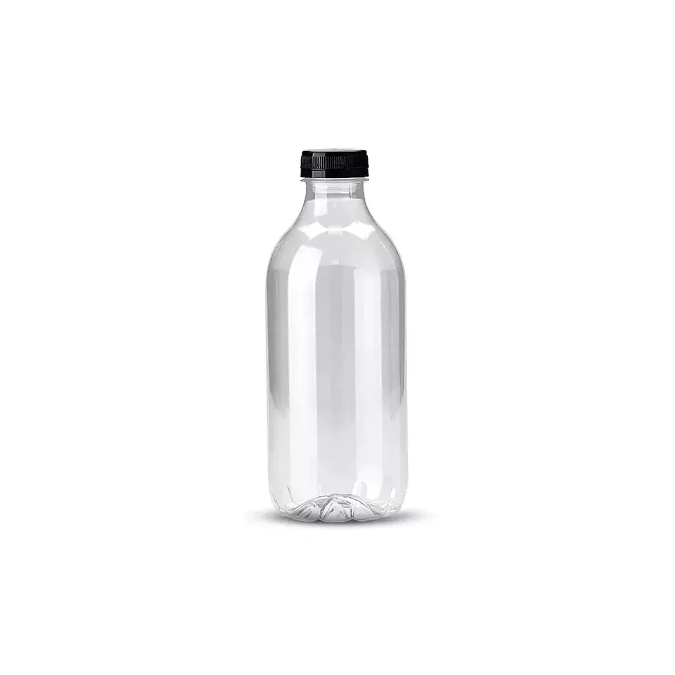 Botella PET 900 ml con Tapa Negra 1