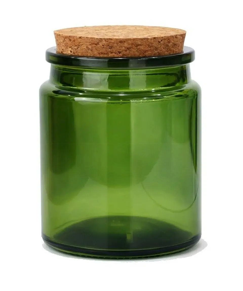 Frasco Vidrio Verde 200 ml con Corcho | Pack 20 1