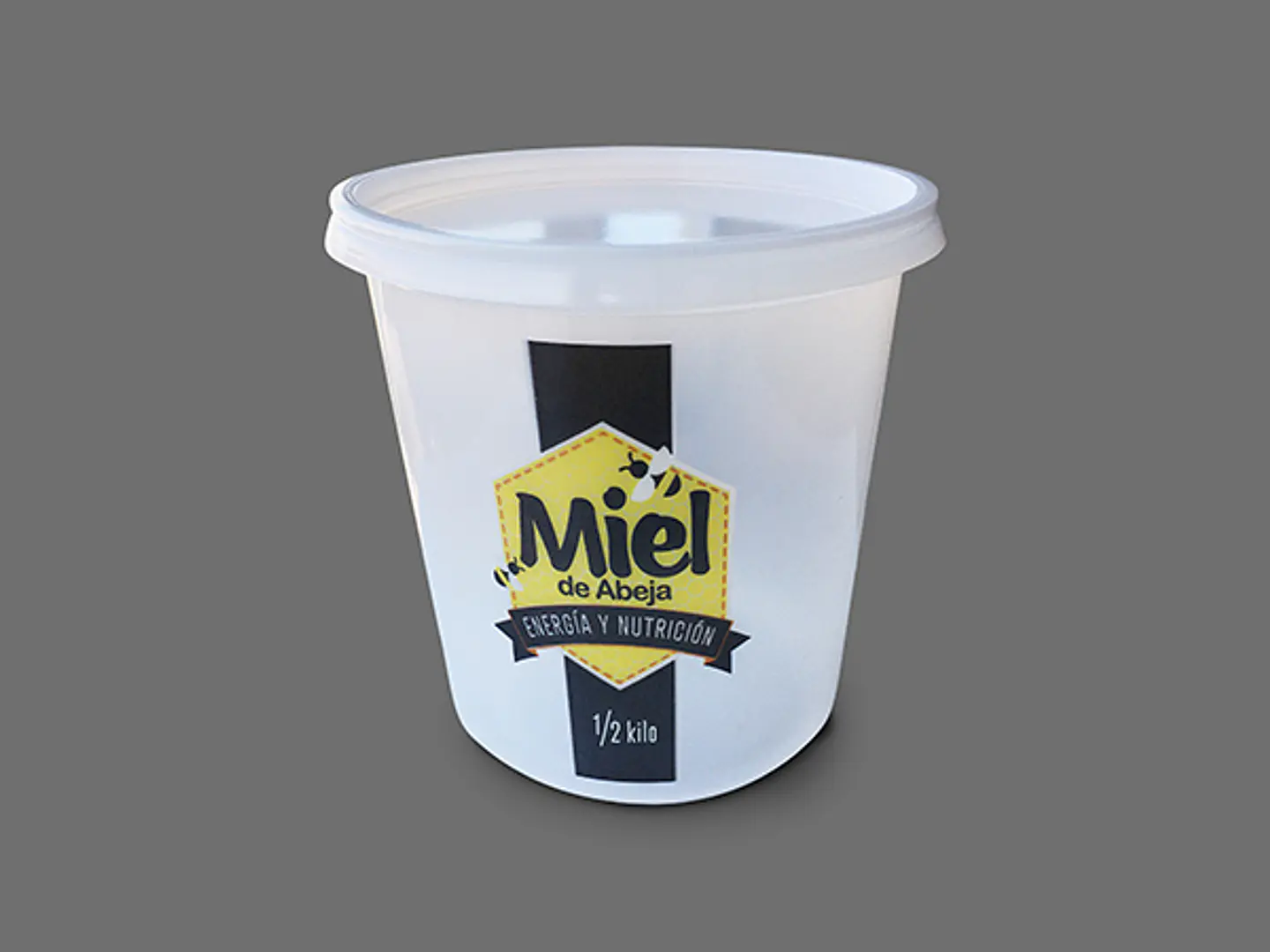 Pote para Miel 1/2 Kg con Tapa Impreso 1